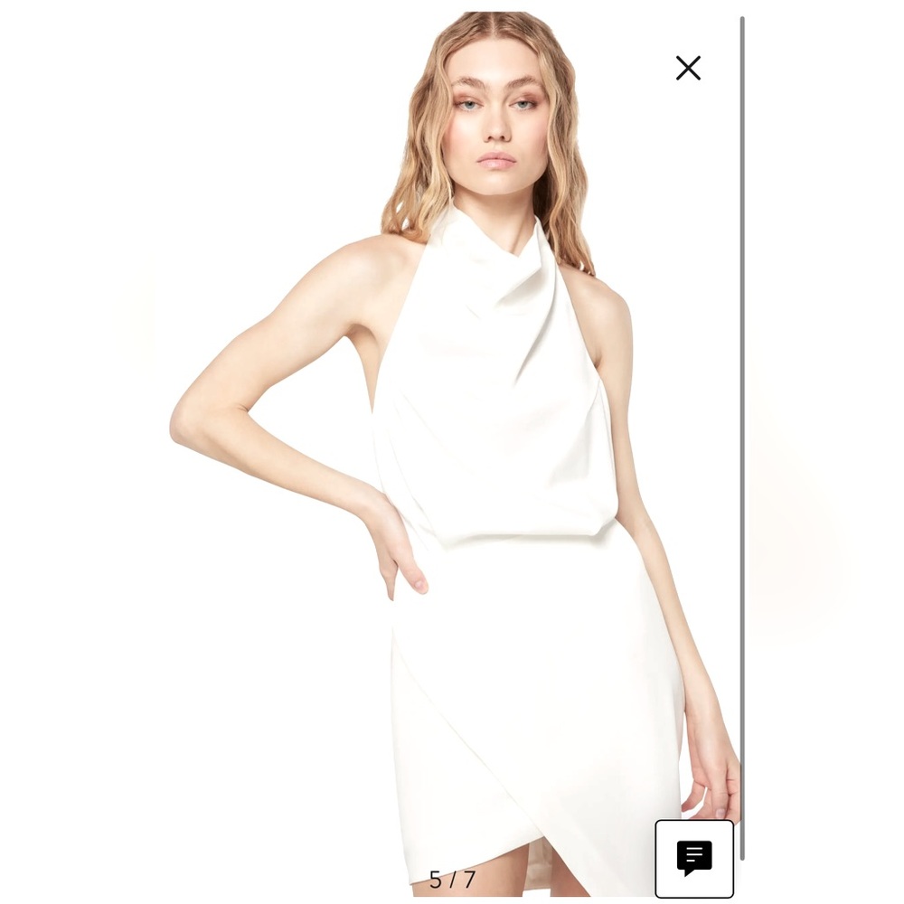 Camo Asymmetric Satin Cocktail Dress